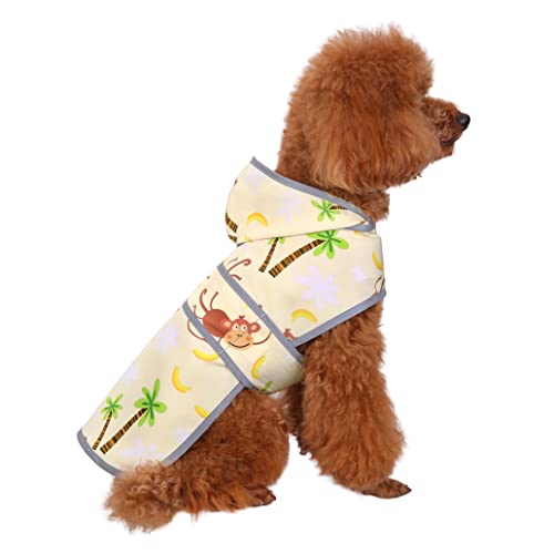 Dog Rain Coats For Medium Dogs, Waterproof Medium Dog Raincoat With Hood And Leash Hole, Reflective Pet Raincoat For Dogs #TOP6