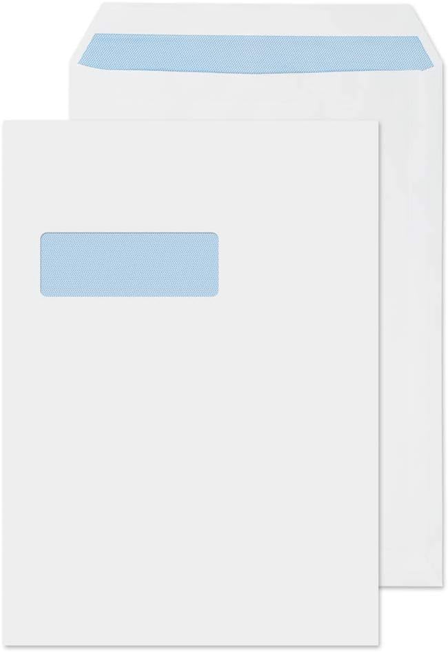 Purely Everyday C4 324x229 Window Self Seal Pocket Envelopes - White (Pack of 250)