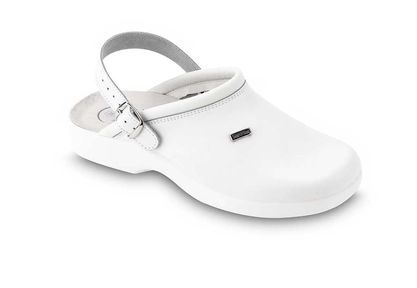 2963-10 Certificato Medico Sandali Zoccoli Sabot Pantofole Scarpe di Pelle, Uomo