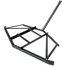 Hipicute Driveway Drag 72" Width,Heavy Duty Steel Driveway Drag,Driveway Tractor Harrow with 2 Adjustable Bars, Driveway Grader for ATV, UTV, Garden Lawn Tractors