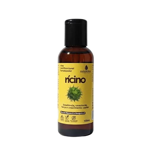 Óleo Multifuncional Fortalecedor Rícino Natuseiva 100mL | Crescimento Capilar e Hidratação Corporal