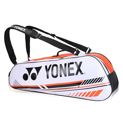 Image of YONEX Badminton Racquet Bag ACE2 1226 BT6 | ACE2 Series Thermal Lining Compartment |Eronomic STRPS |Available as Backpack|Hand Carry |Accessories & 6 Racquet Comaprtment|Wide Shoe Packet