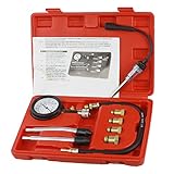 gradora 9PCS Engine Cylinder Compression Tester Kit with Spark Plug Tester Automotive Tool Gauge...