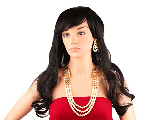 Image of Touchstone Indian Colorful Delicate Desire Traditional Exclusive Designer Jewellery Pendant Sets for Women