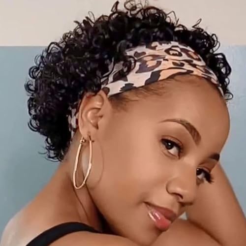 Perruque bandeau cheveux bresilienne bouclée pour protéger les alopécies