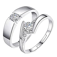 Algopix Similar Product 9 - Dainzuy Women Couple Rings Adjustable
