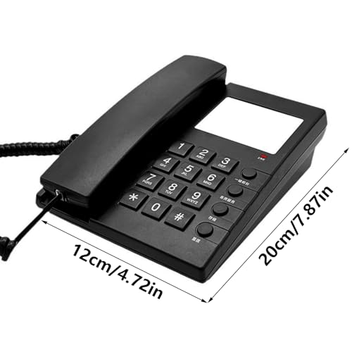 Téléphone de chambre d'hôtel fixe gain de place mural petit format - 5