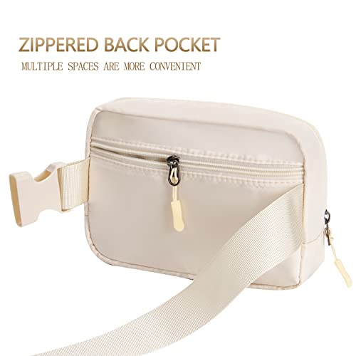 Image of Belt bag Fanny pack crossbody bags for women Everywhere belt bag (ivory)