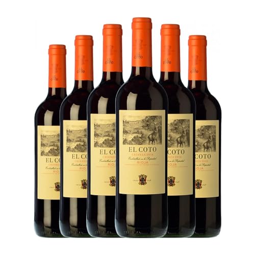 Coto de Rioja Tempranillo Rioja Crianza Botella Medium 50 cl Vino tinto (Caja de 6 Botella Medium de 50 cl)