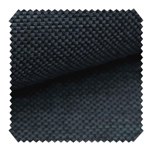 novely® MUDAU - Grob Gewebter Polsterstoff - Melierter Möbelstoff mit Flachgewebe - Pflegeleichte Meterware 1lfm | Farbe: DI-81 Blau Grau