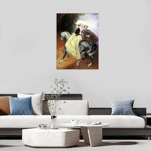 Impression sur toile de maître Karl Bryullov portrait luxe