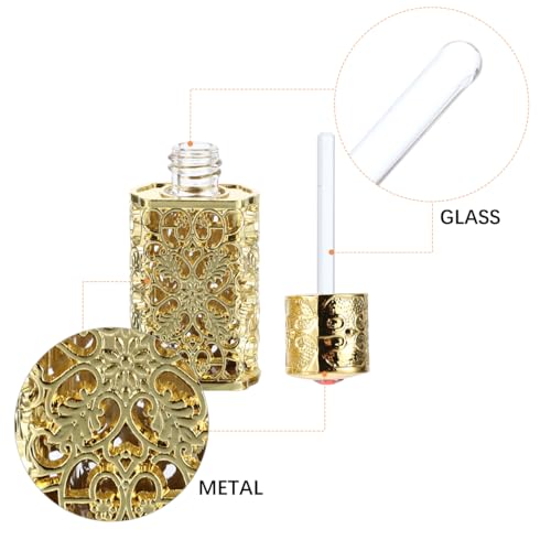 Botella de esencial FRCOLOR: atomizador decorativo que evita derrames de perfumes en viajes 8