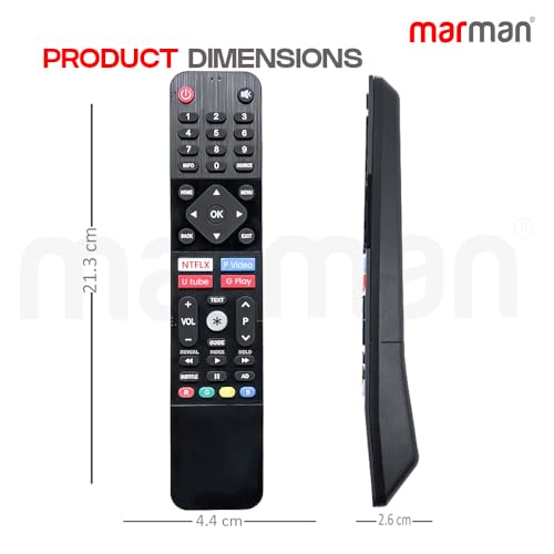 Image of marman Compatible with Panasonic TV Remote Control Original Suitable for 4K LCD UHD OLED TV Infrared Non Voice Command with Streaming Apps - No Programming Needed