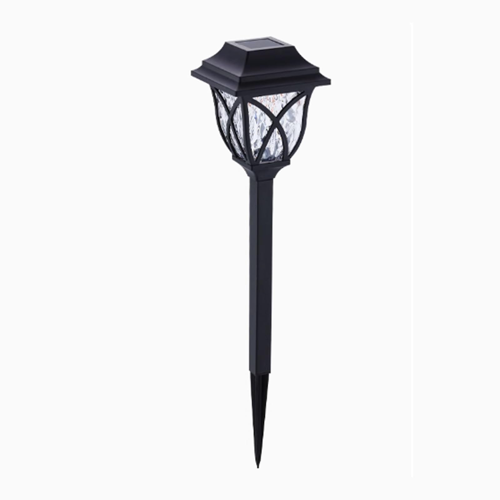 Solarne Wodoodporne Lampy Ogrodowe LED Dekoracyjne Oświetlenie Gruntowe z Białym I Ciepłym Światłem Zewnętrzna Wodoodporna Lampa Podłogowa Dekoracja Domu(Warm light,6x)