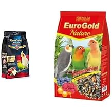 EuroGold Paraket Yem Seti - Deluxe Blend Elmal  1 Kg + Ball  750 Gr