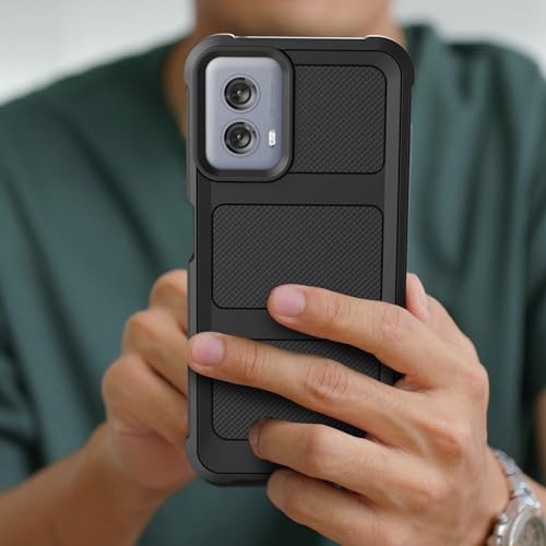 image for ENCASED Rugged Case for Moto G Power 5G 2024 Phone Case with Tempered 
