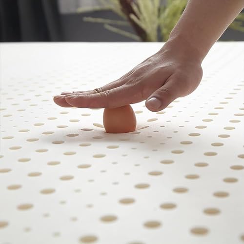 Surmatelas Latex Naturel 90x200 Respirant 2,5cm BIRJXVTO
