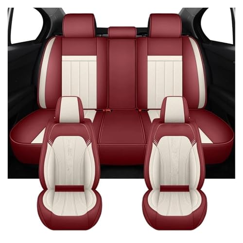 Housses de siège auto confort pour vos voyages en famille en Logan ou Captur similicuir rouge