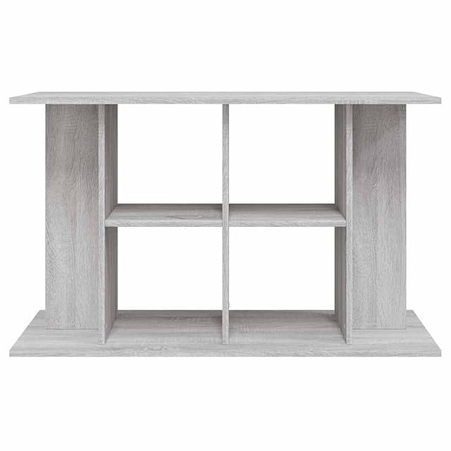 Foto 5 de 8 de vidaXL Soporte para acuario madera ingeniería gris Sonoma 100x40x60 cm
