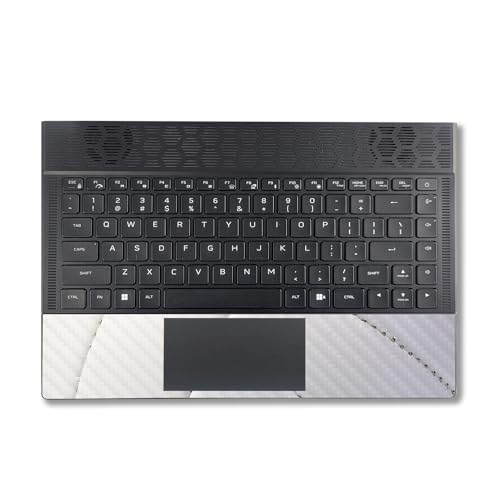 Image of MightySkins Carbon Fiber Skin Compatible with Alienware X14 R2 (2023) Full Wrap Kit - Volleyball Closeup | Protective, Durable Textured Carbon Fiber Finish | Easy to Apply | Made in The USA