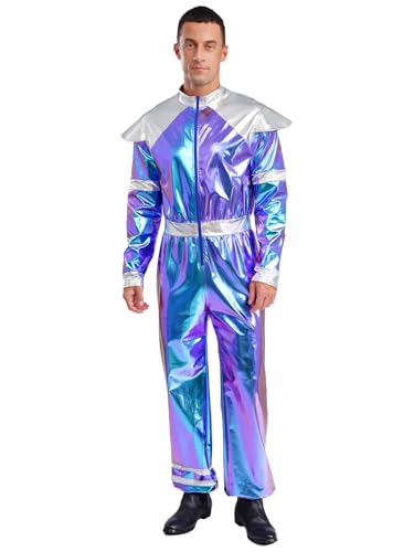 Mono de astronauta para adultos con traje de jazz y hip-hop masculino para fiestas 6