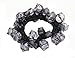 Caravan Matt Crystal Plus Faceted Colors Decorate This Elastic Ponytail Full Circle . Colors Available