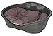 Cajou Kunststoffbett mit passendem Hundekissen (Wendekissen) waschbar (80,5 x 49 x 32 cm)