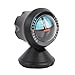 Car Inclinometer Level Tilt Indicator Gradient Balancer Tool with Rotation for Vehicle Self Driving Travelling Supplies Adjustable Stand, ABS Material, Dual Slope Markers,