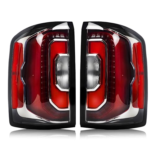Image of Pair LED Tail Lights For 2016-2018 GMC Sierra 1500 SLT /Denali | Taillights Taillamps, OEM:GM2800295 84365930 GM2801295 84365931