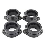 Menge: 4 Stück Vergaserschnittstellenadapter Ansaugstutzen 16065-1307 für Kawasaki GPZ 1100 E ZXT10E GPZ1100F ABS ZRX1100C ZRX1200 C S R 16065-1307