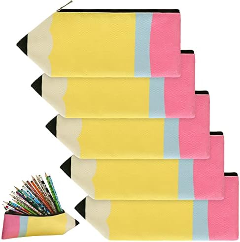 Kisston 6 Pcs Teacher Appreciation Gift Pencil Shaped Case Bulk P...