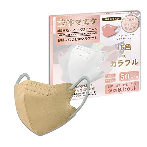 3dマスク 通気快適 マスク フィット 薄い 小顔 立体マスク キレイ ふつうサイズ 血色マスク 不織布マスク