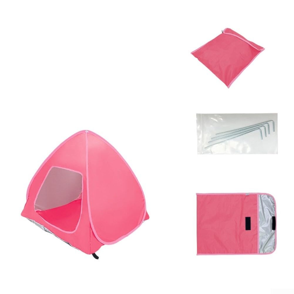 Dog Beach Tent Sun Shelter, Up Pet Tent Outdoor with UV Protection, Portable Canopy for Cats Dogs Small Animals, For Instant Setup Camping Park Beach Shade, Includes(XL Carmine)