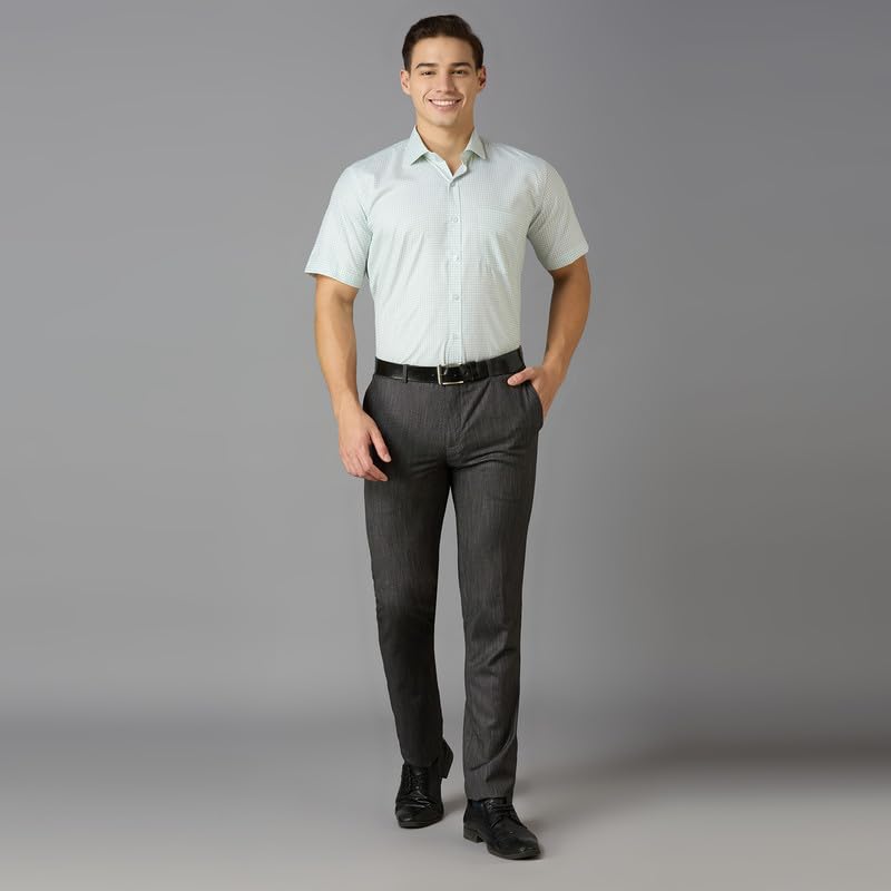 Image of Mark & Albert Men's Half Sleeves Regular Shirt