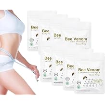 56Pcs Bee Venom Lymphatic Drainage Nose Ring, Bee Venom Nasal Inhaler Kit, Bee Venom Nose Ring Set, Bee Venom Nasal Diffuser For Weight Loss Body Firming