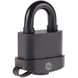 Candado Anticizalla Yale Yale Y220B/61/123/1 Candado, Negro, 61 mm