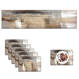 MCALK Brown Linen Runner and Placemats
