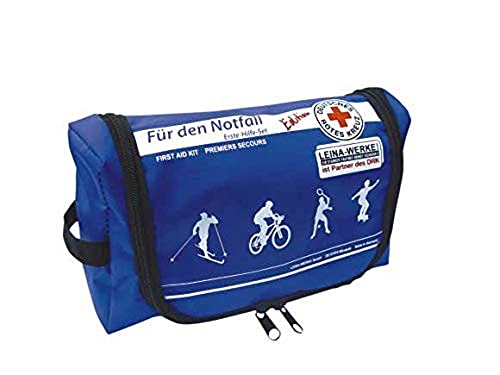LEINAWERKE 82160 Erste Hilfe-Set für Sport und Freizeit für Fahrrad, Sport, Urlaub rot - rot/schwarz/weiß, 1 Stk.