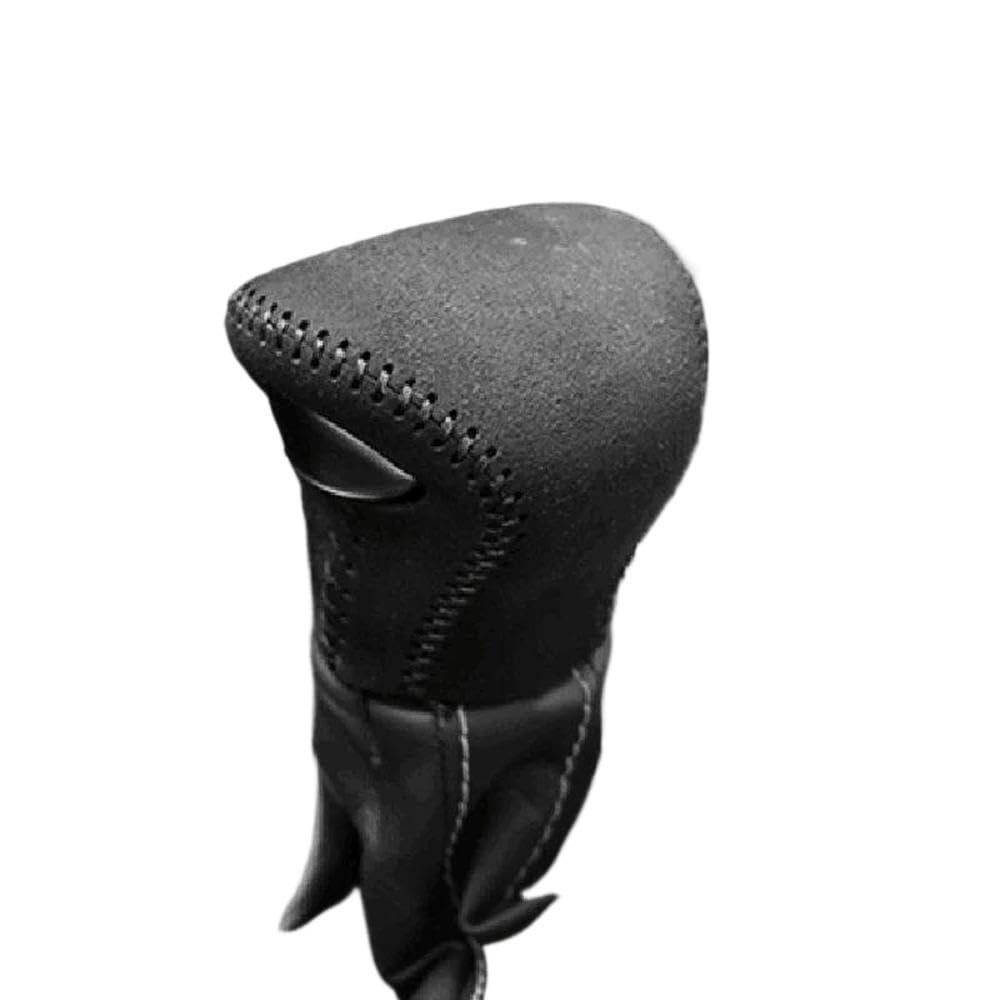 Sxqpocar Type A Anti Fur Leather Gear Shift Knob Cover For Lexus Es200 Es260 Es300h 2018-2024 Gear Lever Cover Shift Lever Head(Type A)