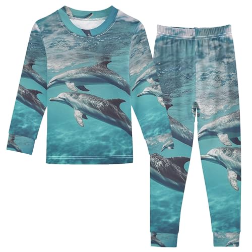 Cotton Pajama Set, PJ Sets Para Niños Long Sleeve Sleepwear