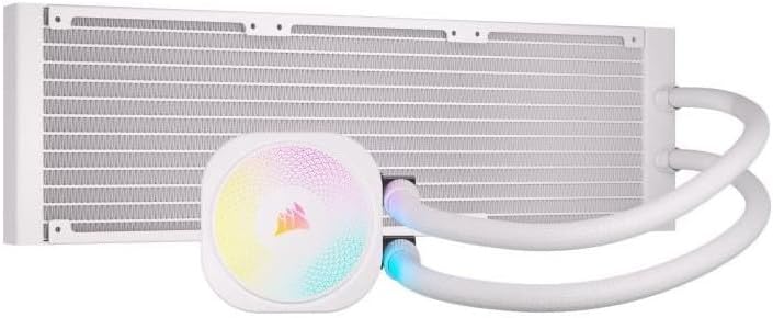 CORSAIR iCUE Link Titan 360 RX Refrigerador Líquido RGB para CPU – 360mm AIO – 3X RX120 Ventiladores RGB Incluidos – Compatible con Intel LGA 1851/1700, AMD AM5/AM4 – Hub iCUE Link Incluido – Blanco 5