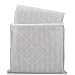 Splat Mat by Honeyed- Scallop - Grey and White Modern Design Large Non-toxic High Chair Floor Splash Mat