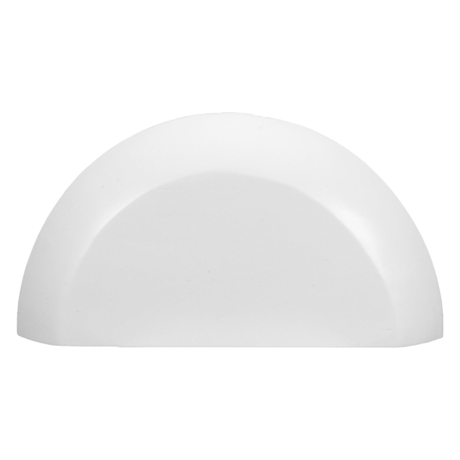 Étagère murale flottante demi-lune en bois blanc SOLUSTRE étagère design rustique