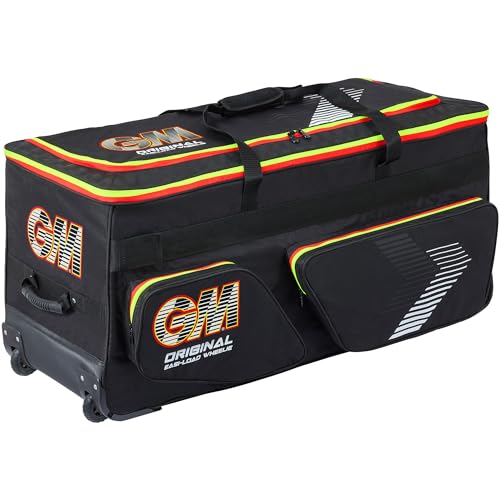 Sac de cricket à roulettes GM avec volume DVO extensible et double poche batte