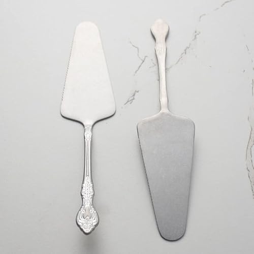 Miniatura 7 de BESTonZON Espátula para tartas de acero inoxidable espátula para pasteles postres pasteles servidores cortadores de tarta y postre