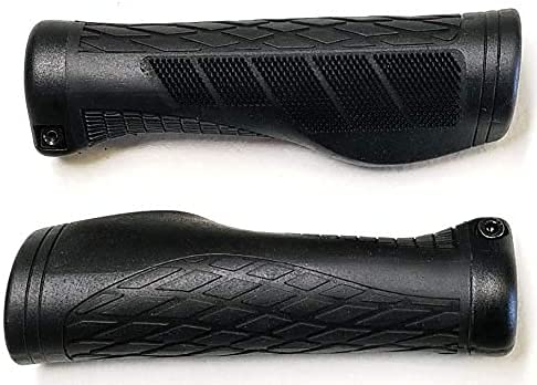 Velo Made in Taiwan Rubber Handlebar Grips with Microtech Texture for Mountain Bikes, Beach Cruiser Bikes, Comfort Bikes, and BMX Bikes.