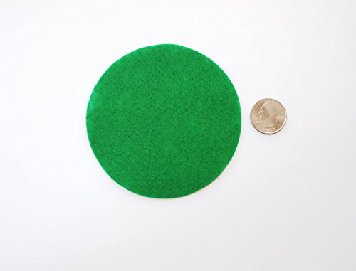 Image of Playfully Ever After Green Craft Felt Circles (4 Inch - 19pc)