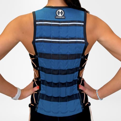 Image of Hyperwear HyperVest ELITE Adjustable Weighted Vest for Women and Men - Thin Steel Weights, Stretch CORDURA Fabric - Weight Vest for Walking, Running, Strength Training