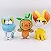 3 unids/Pokémon Peluche Peluche Chespin Fennekin Froakie Anime Juguete Soft Relleno Muñeca 30 cm, para niños Regalo de cumpleaños Laimi