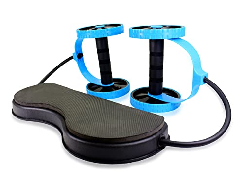 Kit Treino Completo Musculação Exercícios Elástico Roda Casa